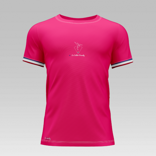 T-shirt de sport Made In France : Le Rose (F)