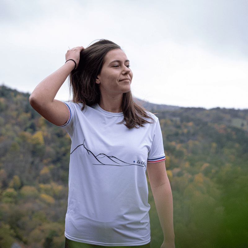 L'Auvergnat - Tshirt femme running made in France - Le Colibri Frenchy