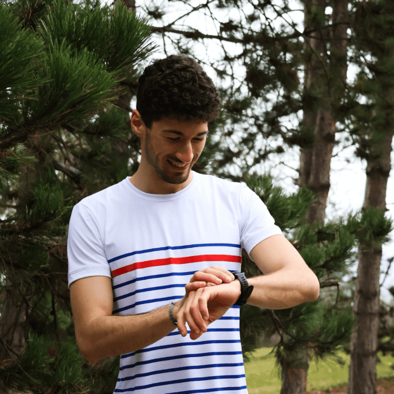 T-Shirt Running Homme Made in France et Recyclé — SANTORIN