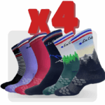 MADE-IN-FRANCE CHRISTMAS SOCKS PACK OF FOUR
