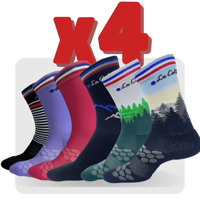 MADE-IN-FRANCE CHRISTMAS SOCKS PACK OF FOUR