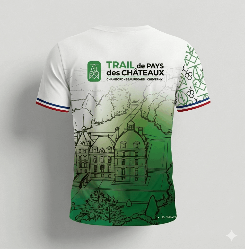 T_SHIRT_DE_SPORT_MADE_IN_FRANCE_MARATHON_CHEVERNY_COURSE_PIED