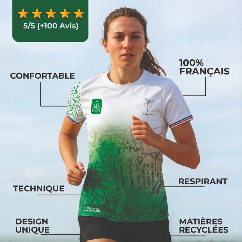 T_SHIRT_DE_SPORT_MADE_IN_FRANCE_MARATHON_CHEVERNY_COURSE_PIED